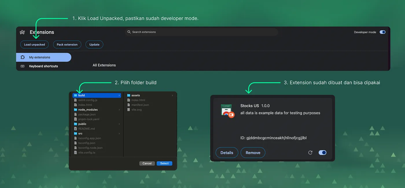 result chrome extension react js